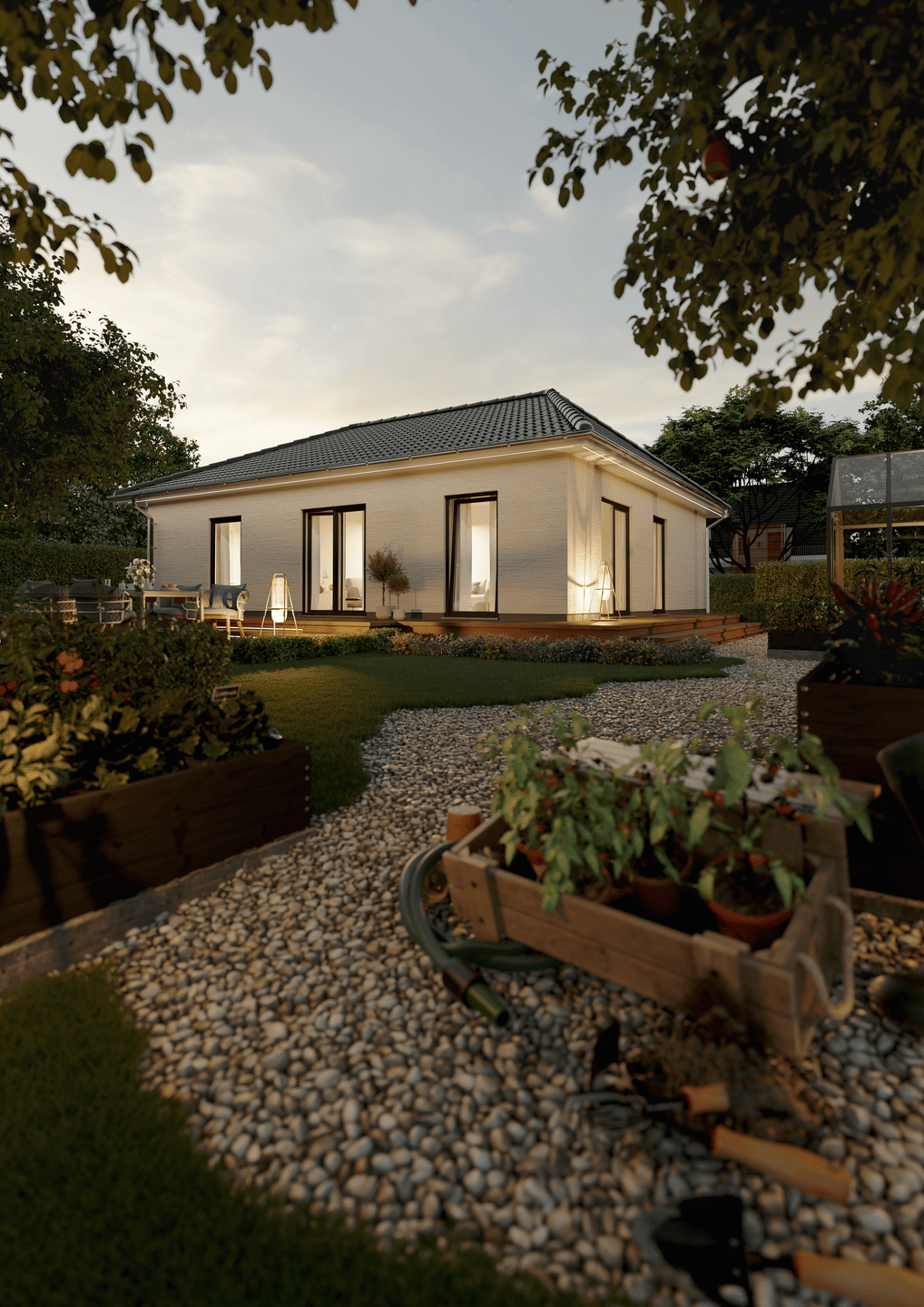 Naturfreundlich leben- Moderner Bungalow direkt am Wald – Schulzendorf – Vorschaubild 2