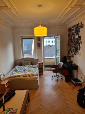 1 Zimmer 16m² Schöner Altbau Stadtpark Fürth Sofort Verfügbar 80m² WG Balkon