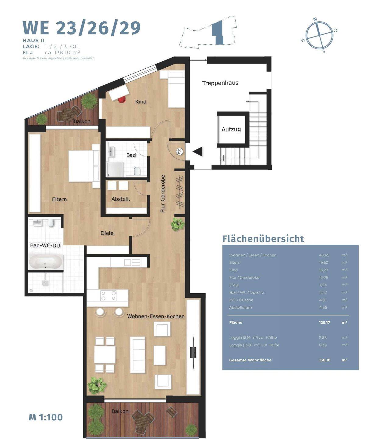 NUR NOCH 5 EINHEITEN - Neubau: Leben am Flößerpark - Augsburg! – Augsburg – Vorschaubild 2