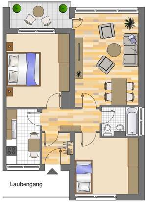 3-Zimmer-Wohnung in Dortmund Kirchlinde – 44379 Dortmund – Vorschaubild 2