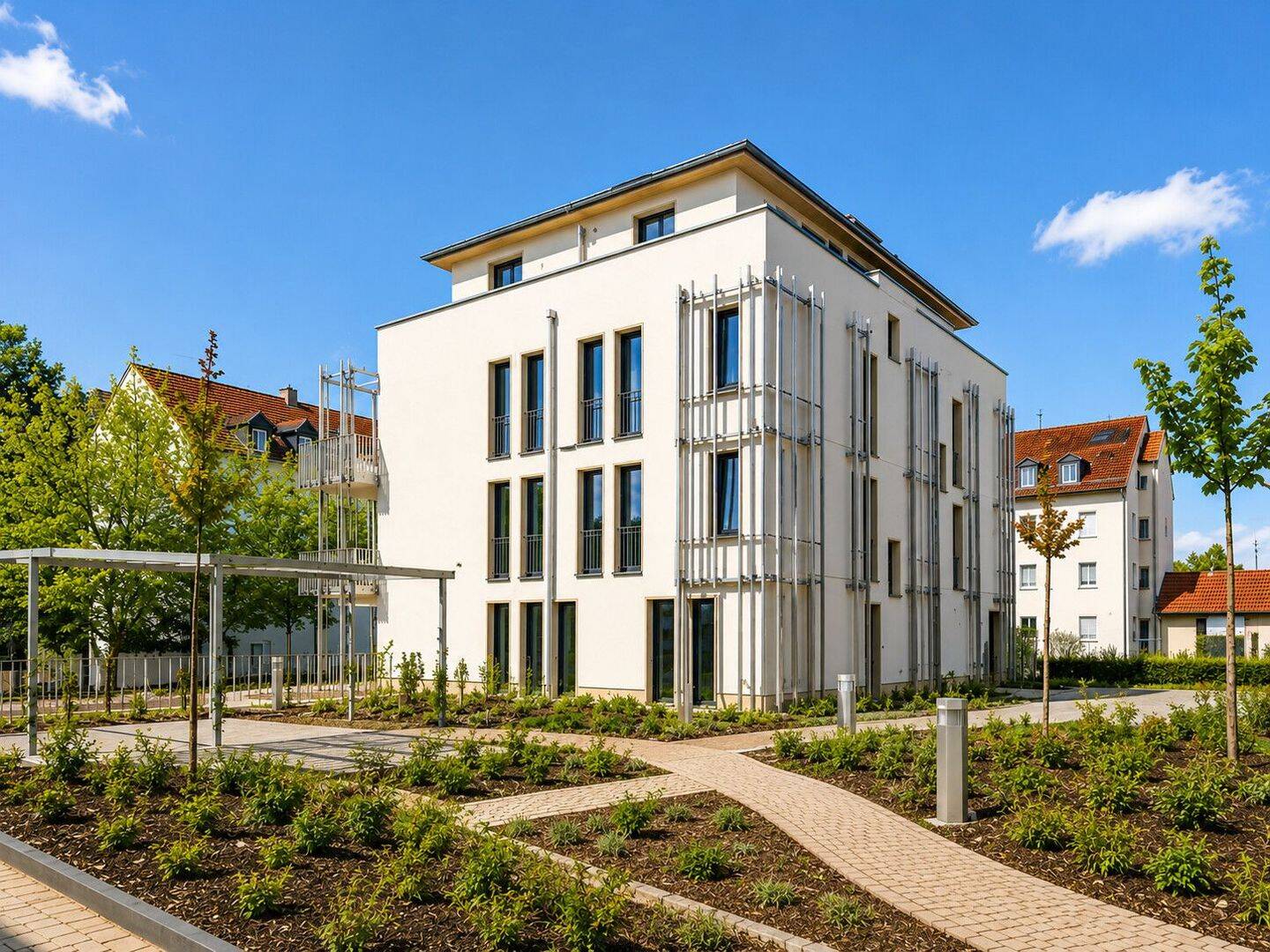 Moderne trifft Nachhaltigkeit - Ihr neues zu Hause im Dresdner Heidebogen - 2 Raumwohnung mit Garten