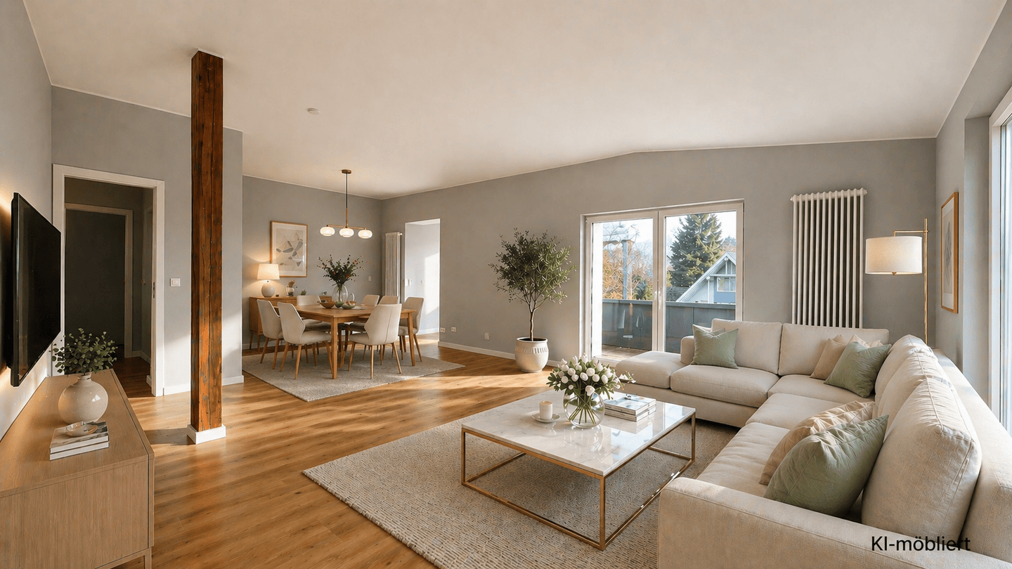 Endetagenwohnung – zentrumsnah und kernsaniert
