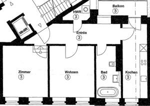 Wohnen mit Stil! + Erstbezug + Balkon + Parkett + Fußbodenheizung + Wanne & Dusche + LED-Licht – 4177 Leipzig – Vorschaubild 6