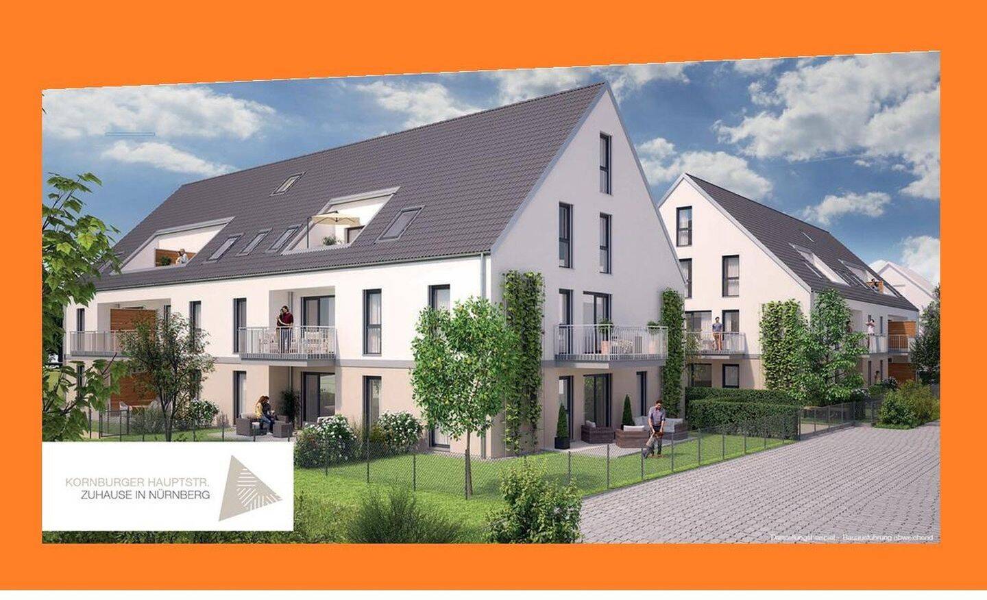 ERSTBEZUG NEUBAU 2 Zimmer Galerie Wohnung in Nürnberg mit Balkon / Fussbodenheizung / Duplexgarage