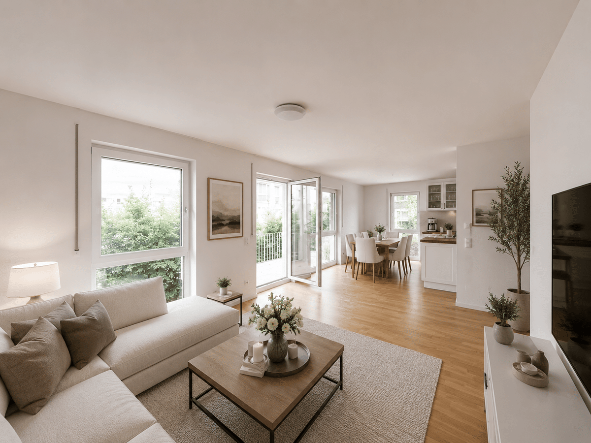 *Jetzt Umzugsbonus sichern* Perfekt für Familien: moderne 4-Zimmer Wohnung mit Balkon – 74074 Heilbronn – Bild 1 von 9