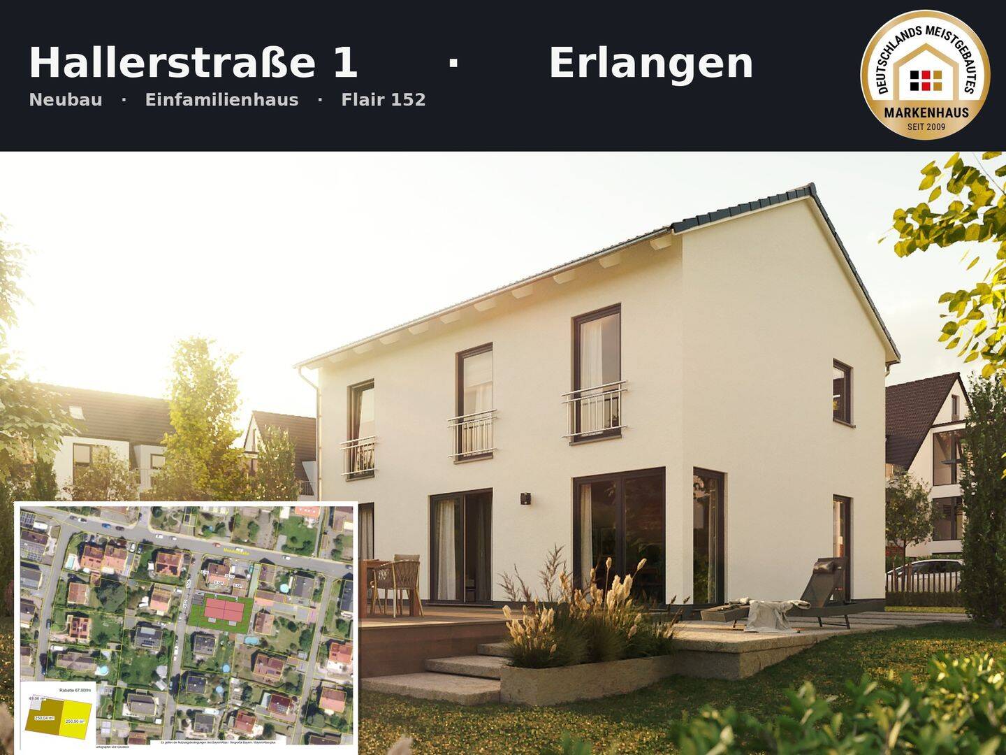 Erlangen: Neubau Einfamilienhaus | Komplettpreis inkl. Grundstück & Baunebenkosten – Erlangen – Bild 1 von 9