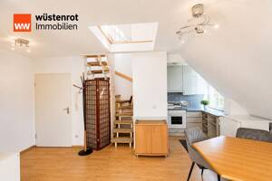 Gut geschnittene 2-Zi.-DG-Wohnung mit Balkon & ausgebautem Spitzboden in kleiner Wohnanlage – 81825 München – Vorschaubild 2