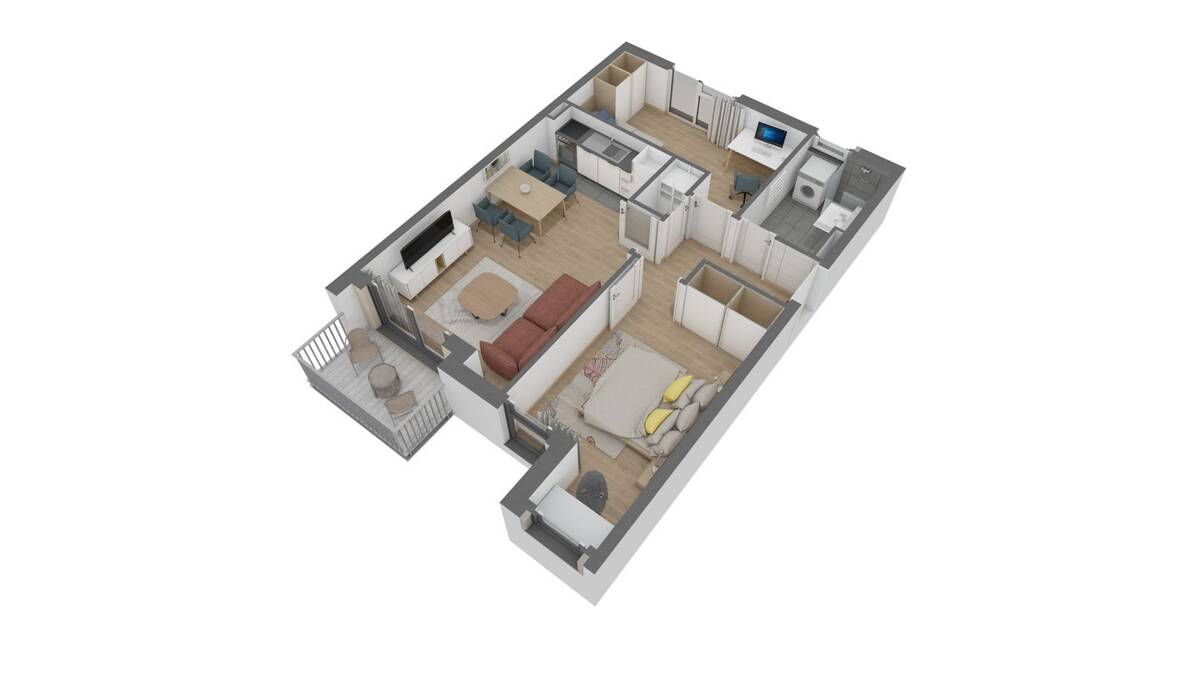 Attraktive 3 Zimmer-Wohnung im 1. OG mit Balkon – 63075 Offenbach am Main – Bild 1 von 5