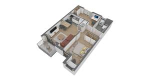 Attraktive 3 Zimmer-Wohnung im 1. OG mit Balkon