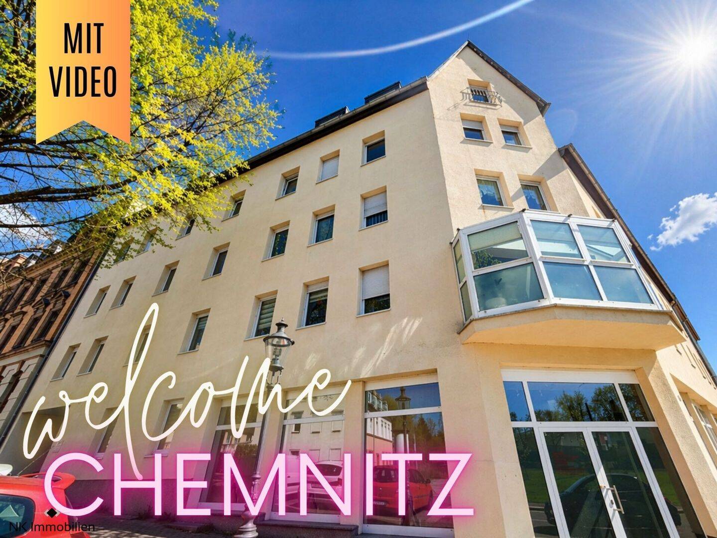 ++ sonnige 3-Raum-Wohnung mit Balkon & Einbauküche in Chemnitz - ideal für Paare! ++