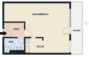Gemütliche, vollmöblierte Wohnung mit sonnigem Balkon und Gartenblick – 65205 Wiesbaden – Vorschaubild 7