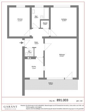 Charmante 3 Zimmer-Wohnung mit Balkon - Attraktiv für Anleger & junge Familien – 81735 München – Vorschaubild 9