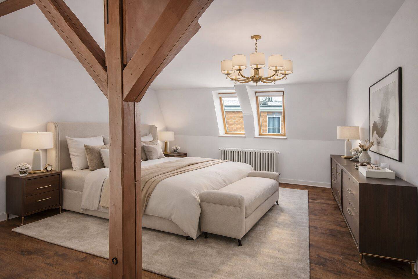 Loftartiges Dachgeschoss in den Heckmannhöfen am Monbijoupark – Berlin – Vorschaubild 9