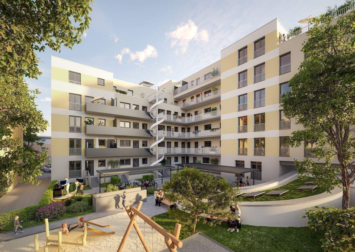 Moderne 2-Zimmer-Neubauwohnung mit Einbauküche, Balkon & TG-Platz – Fürth – Vorschaubild 6