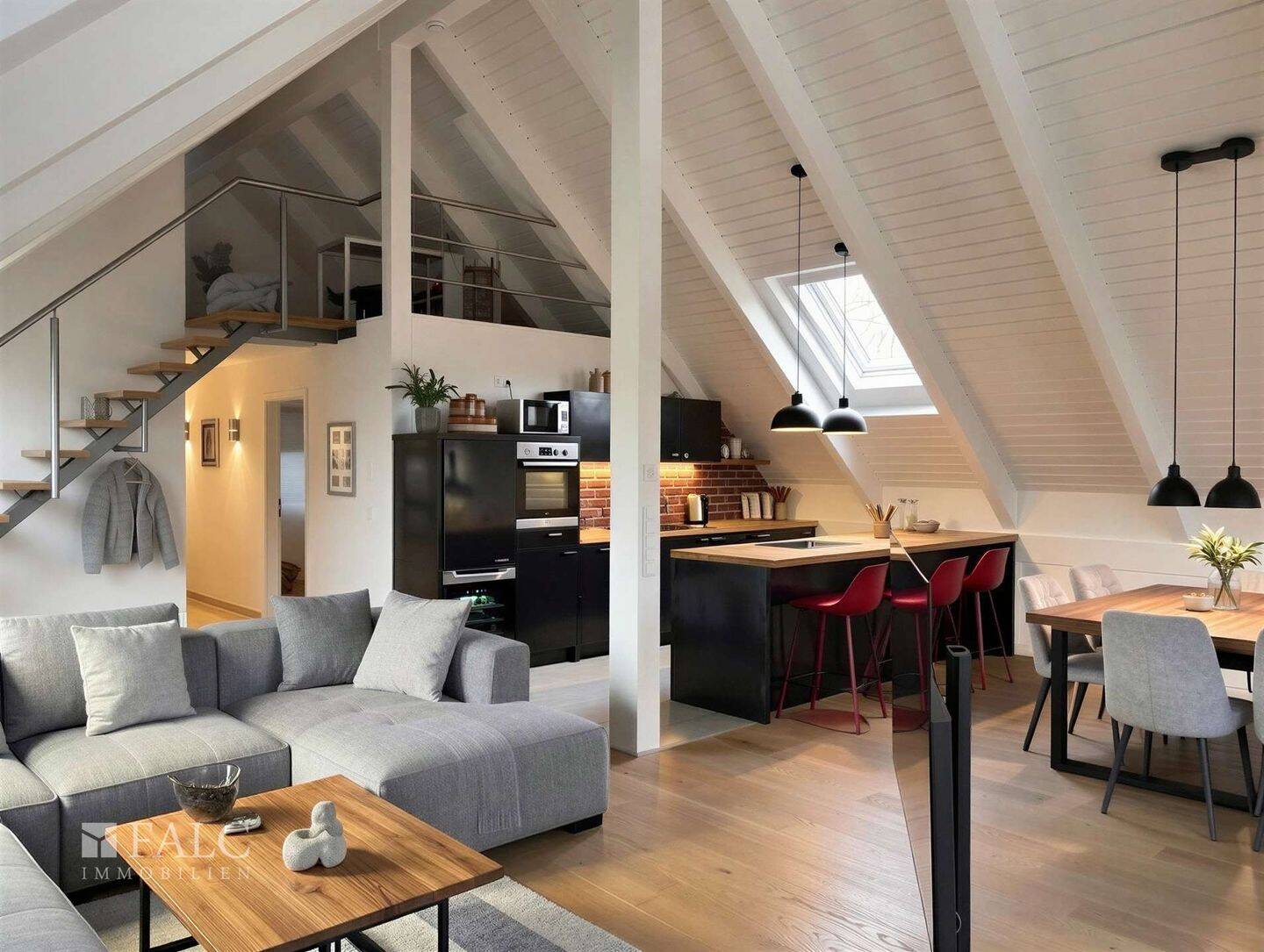 Exklusive Maisonette-Wohnung mit traumhaftem Rheinblick in begehrter Promenadenlage – Leverkusen – Vorschaubild 5