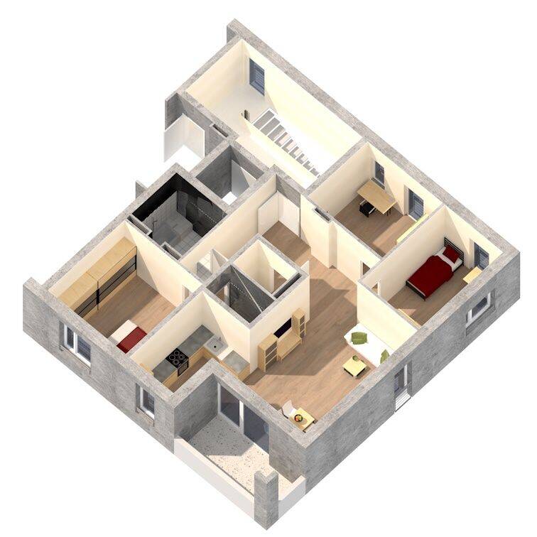 4-Zimmerwohnung in Grombühl – Würzburg – Vorschaubild 4