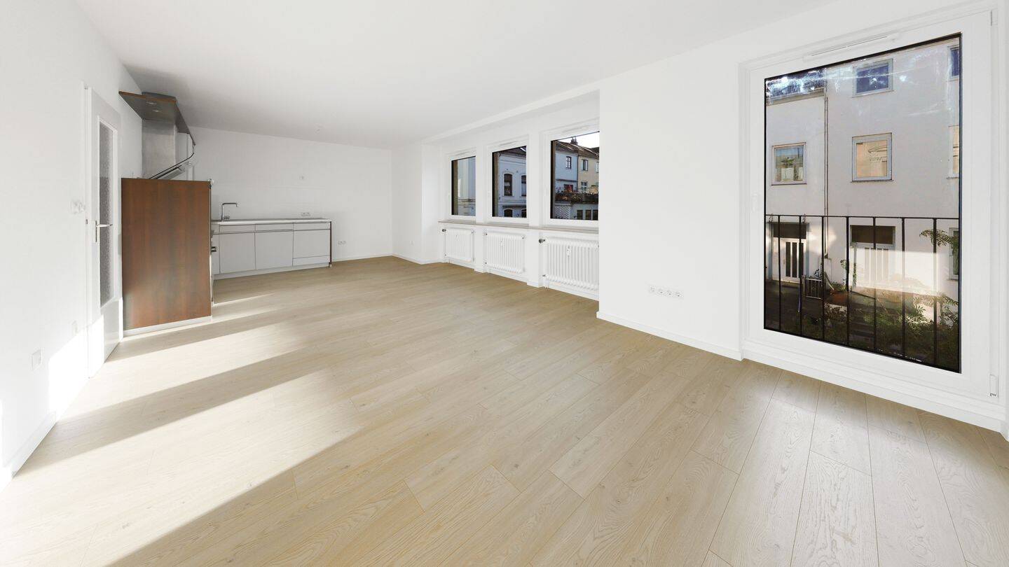 Stadtwohnung in Fesenfeld: Modernisierte 3-Zimmer-Wohnung mit Balkon ins Grüne Energieklasse C – Bremen – Vorschaubild 4
