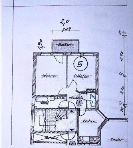 Sanierte schöne 2-Raum in Stadfeld mit Balkon und Abstellraum in schöner Lage. – Magdeburg – Vorschaubild 3