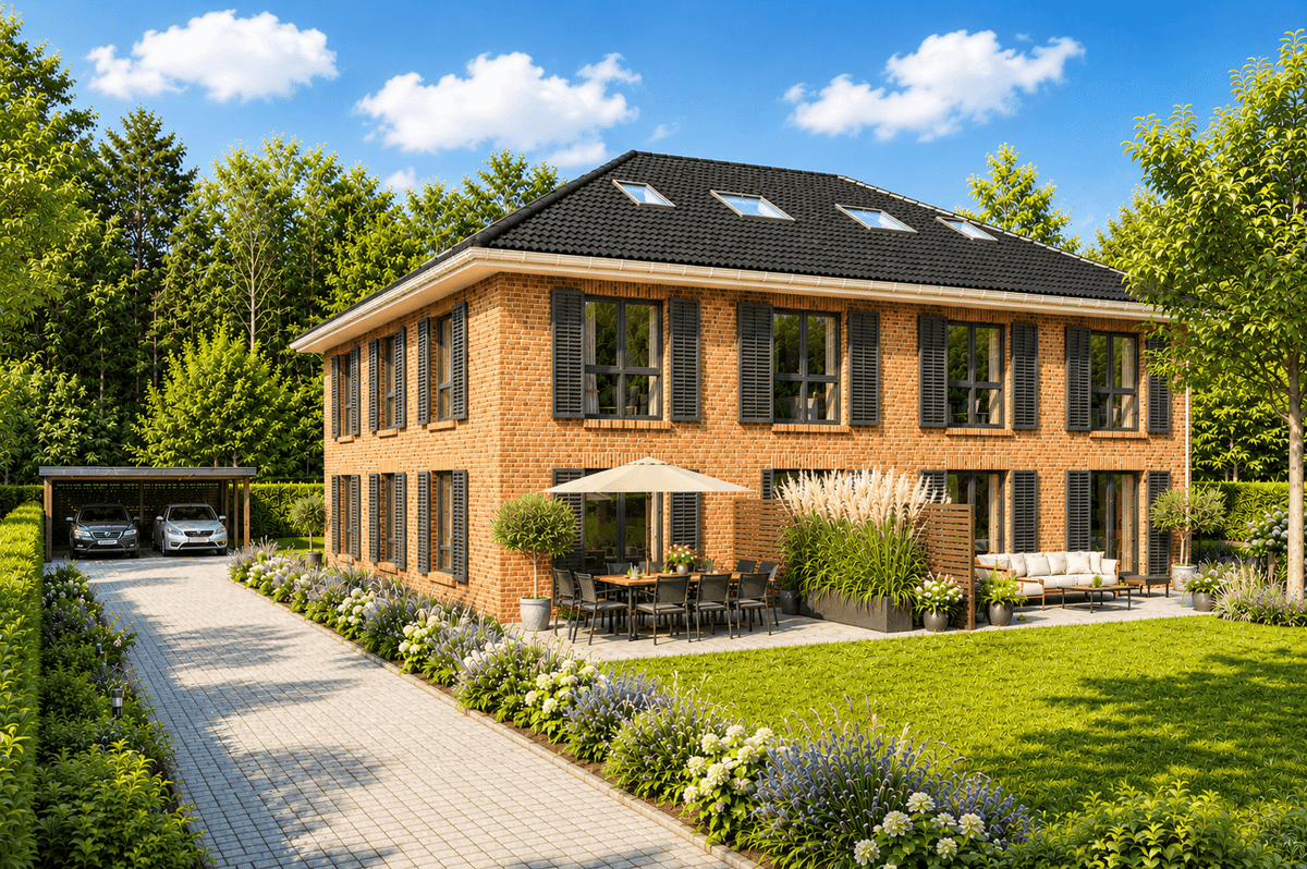 Die perfekte Alternative zum Einfamilienhaus - Moderne Doppelhaushälfte in Hamburg-Sülldorf – 22589 Hamburg – Bild 1 von 9