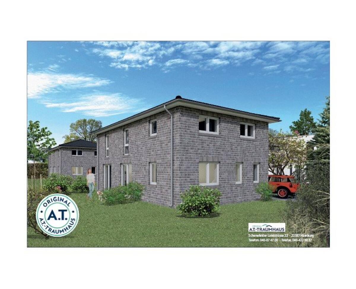 Neubau - zwei real geteilte Einfamilienhäuser – 22589 Hamburg – Bild 1 von 5