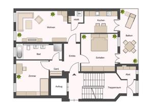 2017 hochwertig saniert | Südbalkon | Tageslichtbad | Fußbodenheizung | Parkettboden – 4299 Leipzig – Vorschaubild 4