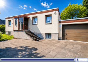 Familienidylle in Britz: Bungalow mit Sauna, Pool und vielseitigem Kellerbereich