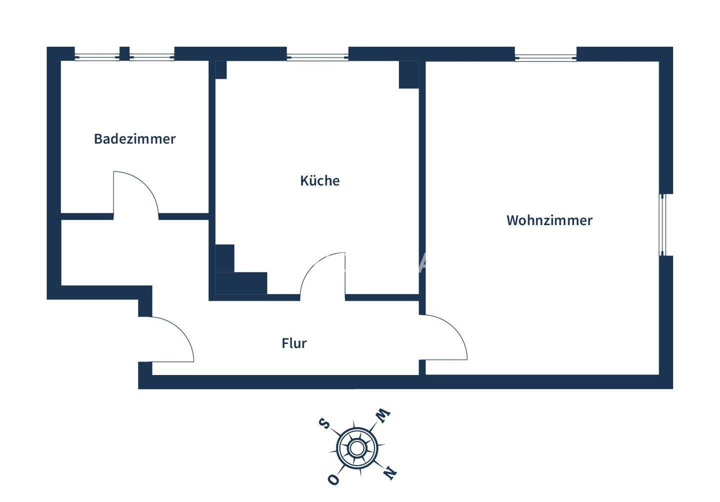 Gepflegte 1-Zimmer-Wohnung mit Stellplatz in zentraler Lage von Saarbrücken-Malstatt – Saarbrücken – Vorschaubild 9