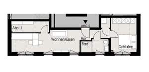 Erstbezug - Moderne 2-Zimmer-Wohnung mit Stellplatz – 26121 Oldenburg – Vorschaubild 3