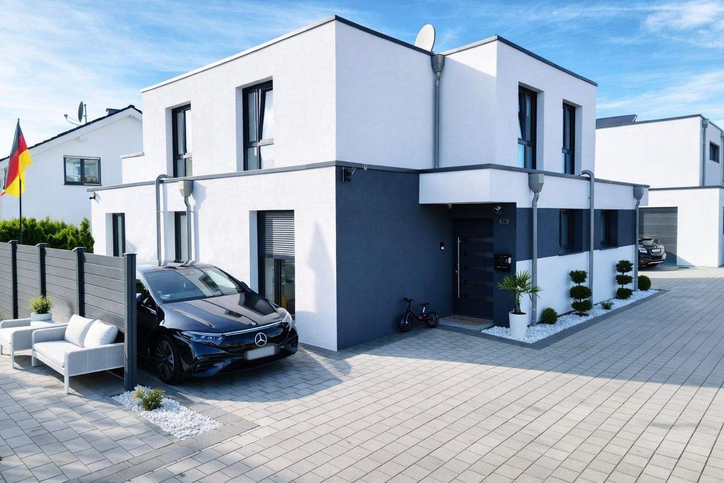 ***Zeitgemäße Eleganz und Nachhaltigkeit - Doppelhaushälfte in Nordborchen*** – Borchen – Bild 1 von 9