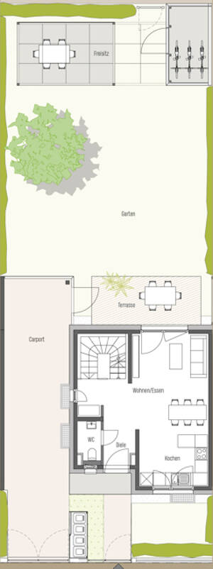 Sie brauchen viel Platz? Den können wir bieten! 6 Zimmer - 152 m² Wfl. | Privatgarten mit Terrasse – 60438 Frankfurt am Main – Vorschaubild 8