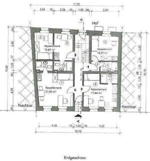 Frei ab 01.10.2026 / Appartement im Erdgeschoss (Hochparterre) mit Pantryküche / Dusche – 54290 Trier – Vorschaubild 4