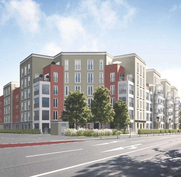 Neubau Erstbezug | Zentrale 3-Zimmer Wohnung im 3. OG mit zwei Bädern, Loggia, EBK und TG Stellplatz – Darmstadt – Vorschaubild 2