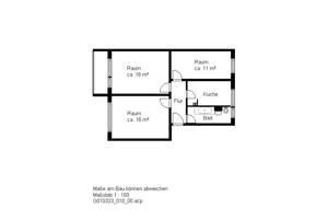 In der Herrichtung! 3-Raumwohnung mit tollem Ausblick vom großen Balkon! – 6128 Halle (Saale) – Vorschaubild 5