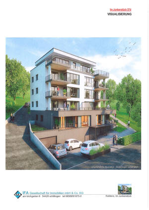 Neubau " Passiv Haus "mit 12 Eigentumswohnungen in Koblenz (WHG 01)