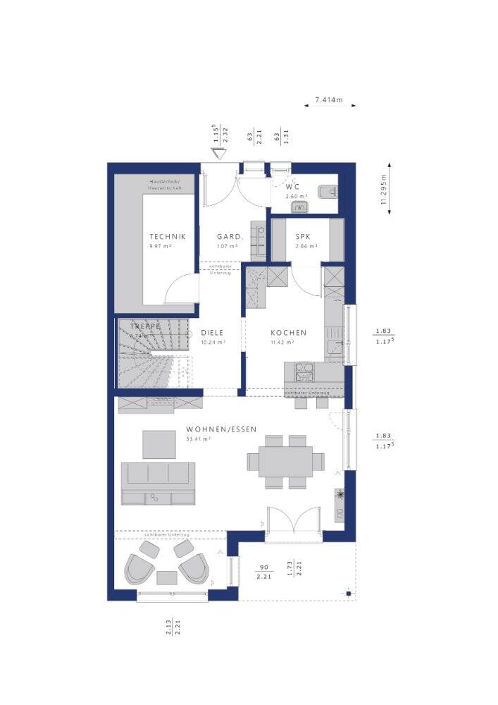 Ihr Zuhause in Bestlage - Exklusive Doppelhaushälften in der Sommerhalde mit Bien-Zenker – Reutlingen – Vorschaubild 8