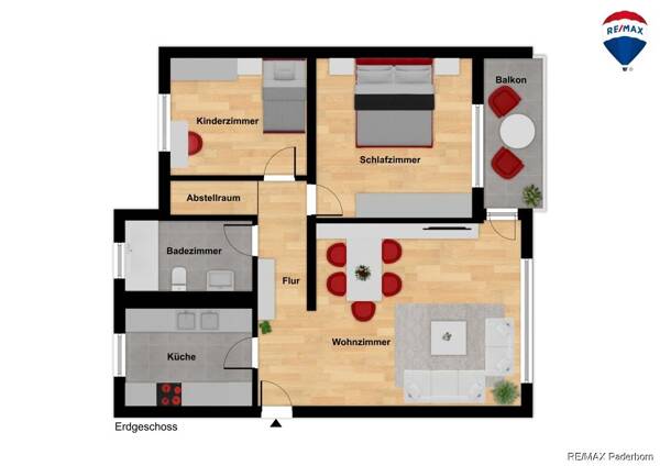 Erdgeschosswohnung in 33100 Paderborn mit 79,85 m² kaufen