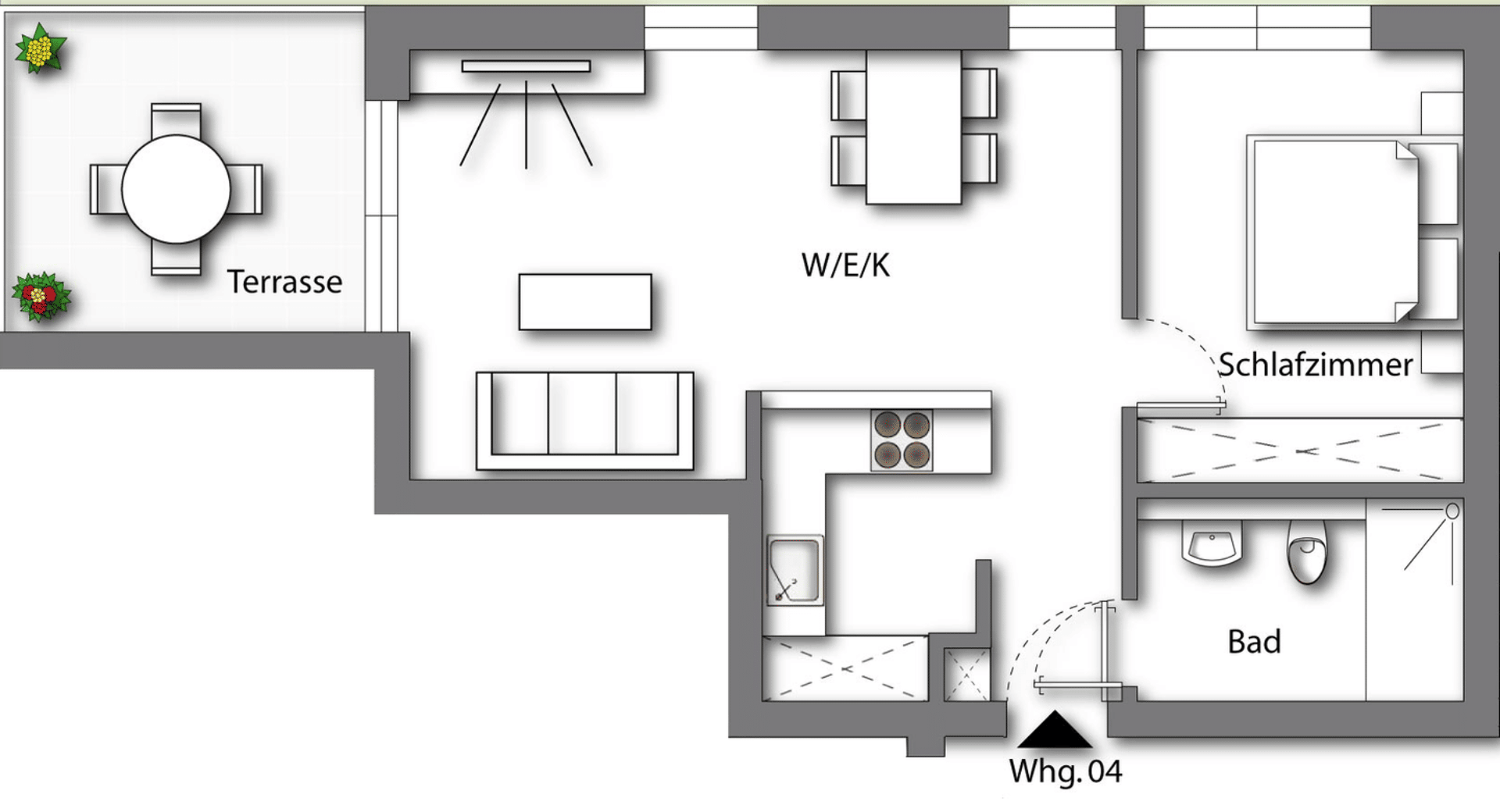 Erdgeschosswohnung in 87629 Füssen mit 55,02 m² kaufen