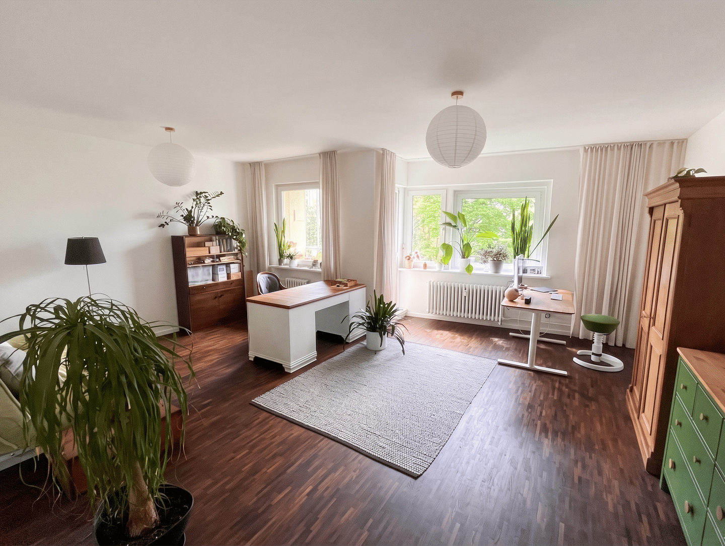 Provisionsfrei & bezugsfertig: lichtdurchflutete ruhige 2,5 Zimmer in Park- & Seenähe im Afrikanischen Viertel – Berlin – Vorschaubild 2