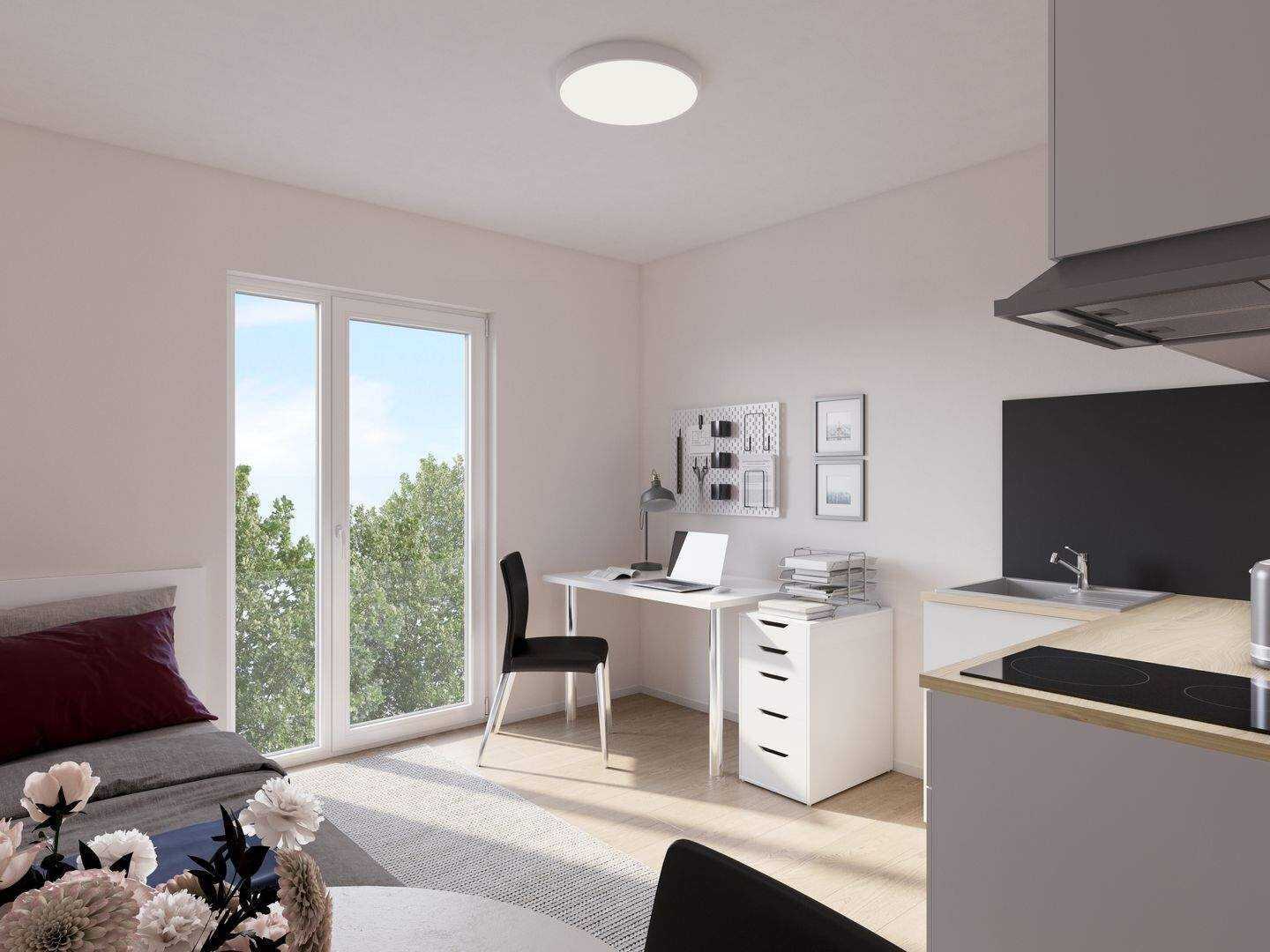 Tolles 1-Zimmer Apartment | WE 2.10 – Nürnberg – Vorschaubild 4