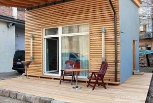 26764 HomeCompany Dresden Möbliert/Furnished Tiny House mit Terrasse in Dresden-Neustadt max. 3 Personen