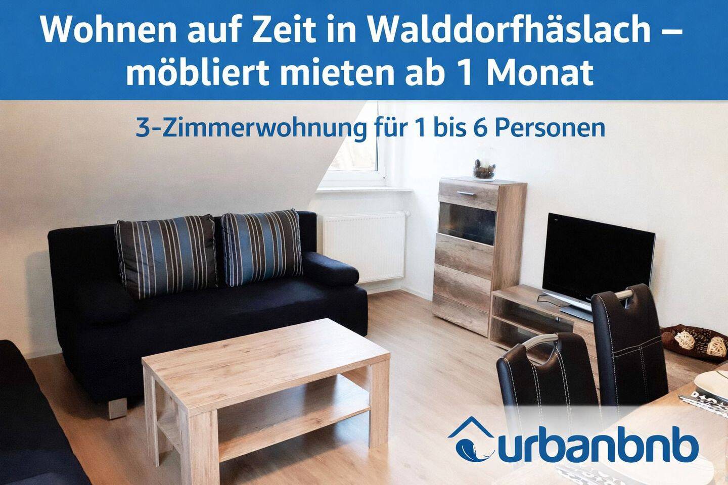 Wohnen auf Zeit in Walddorfhäslach - möbliert mieten ab 1 Monat