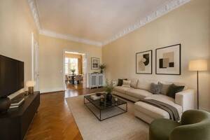 Provisionsfrei vom Eigentümer: 6-Zimmer-Altbauetage im Westend, ca. 175 m², Balkon & Loggia