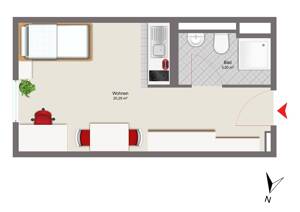 Gepflegtes Apartment in urbaner Lage mit Stellplatz – 81541 München – Vorschaubild 7