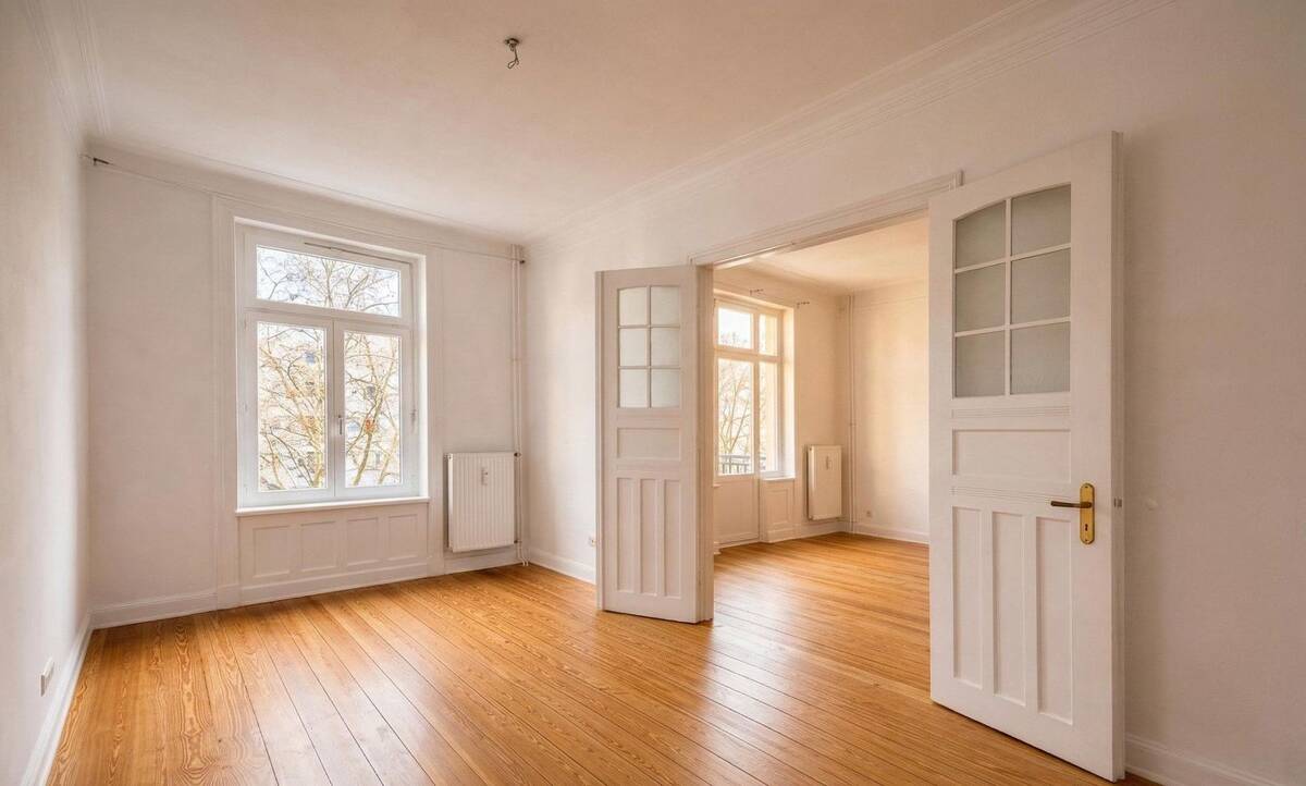3 Zi. Altbau Eimsbüttel, modernisiert, hohe Decken, Holz-Dielen, Stuck, ca. 70qm, frei/bezugsfertig – 20255 Hamburg – Bild 1 von 9