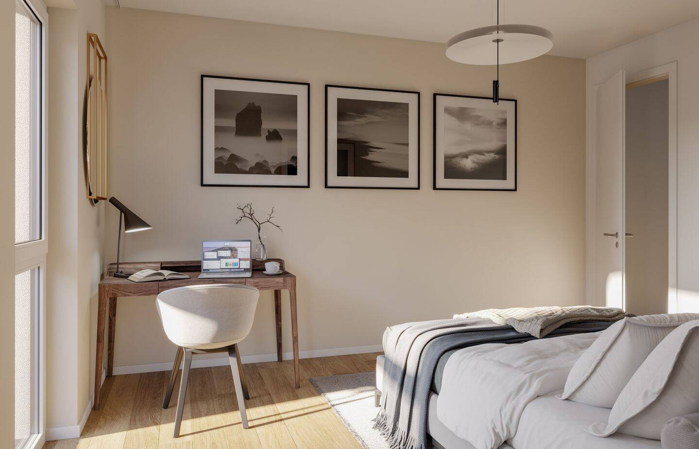 NEUBAUPROJEKT LANGE 30 - Stilvolle 3-Raum-Wohnung mit Balkon und hochwertigem Parkettboden – Leipzig – Vorschaubild 6