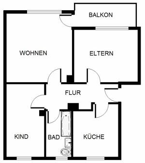 3-Zimmer-Wohnung in Gelsenkirchen Hassel