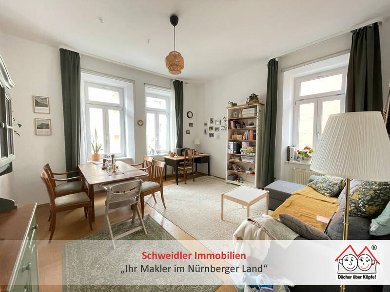 Wohnen im sanierten Altbau! Moderne 3-Zimmer-Wohnung in Nürnberg zur Miete (1. OG) – Nürnberg – Bild 1 von 5