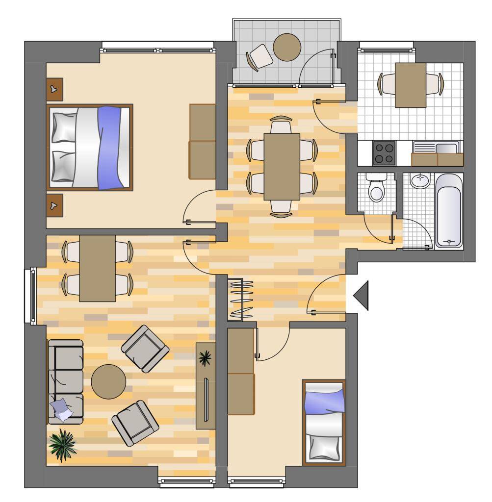 3-Zimmer-Wohnung in Siegen Wenscht – Siegen – Vorschaubild 9