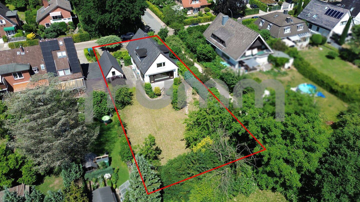 Poppenbüttel: Freistehendes Ein-/Zweifamilienhaus in allerbester und ruhiger Südlage nähe Alster – Hamburg – Vorschaubild 3