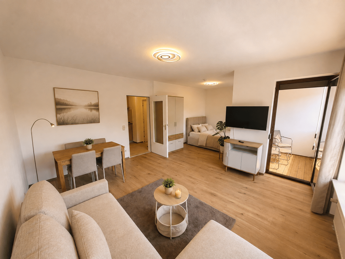 1,5 Zimmer Wohnung - barrierefrei - altersgerecht - vollmöbliert – 90425 Nürnberg – Bild 1 von 9